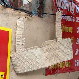 CROCHET WHITE CROPTOP / Bra